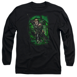 Green Arrow In My Sight - Men's Long Sleeve T-Shirt Men's Long Sleeve T-Shirt Green Arrow   