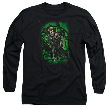 Green Arrow In My Sight - Men's Long Sleeve T-Shirt Men's Long Sleeve T-Shirt Green Arrow   