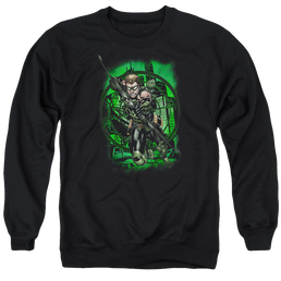 Green Arrow In My Sight - Men's Crewneck Sweatshirt Men's Crewneck Sweatshirt Green Arrow   