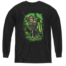 Green Arrow In My Sight - Youth Long Sleeve T-Shirt Youth Long Sleeve T-Shirt Green Arrow   