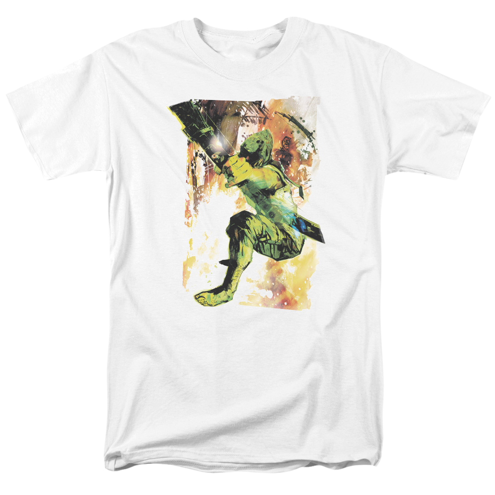 Green Arrow Painted Archer - Men's Regular Fit T-Shirt Men's Regular Fit T-Shirt Green Arrow   
