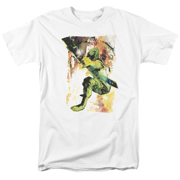 Green Arrow Painted Archer - Men's Regular Fit T-Shirt Men's Regular Fit T-Shirt Green Arrow   