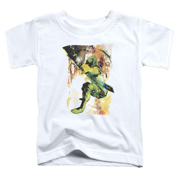Green Arrow Painted Archer - Kid's T-Shirt Kid's T-Shirt (Ages 4-7) Green Arrow   