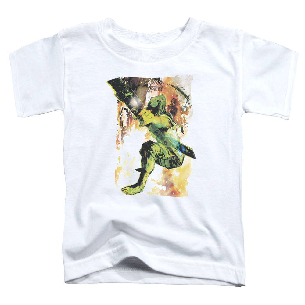 Green Arrow Painted Archer - Toddler T-Shirt Toddler T-Shirt Green Arrow   