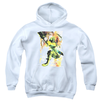 Green Arrow Painted Archer - Youth Hoodie Youth Hoodie (Ages 8-12) Green Arrow   