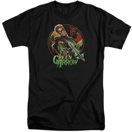Green Arrow Sunset Archer - Men's Tall Fit T-Shirt Men's Tall Fit T-Shirt Green Arrow   