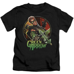 Green Arrow Sunset Archer - Kid's T-Shirt Kid's T-Shirt (Ages 4-7) Green Arrow   