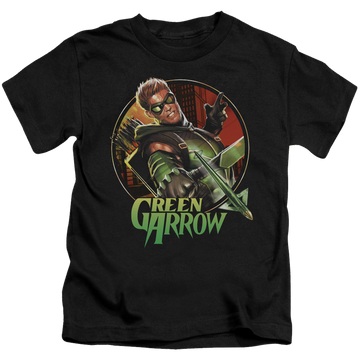 Green Arrow Sunset Archer - Kid's T-Shirt Kid's T-Shirt (Ages 4-7) Green Arrow   