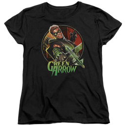 Green Arrow Sunset Archer - Women's T-Shirt Women's T-Shirt Green Arrow   