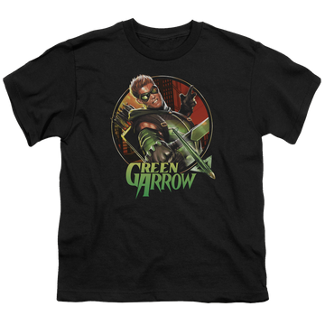 Green Arrow Sunset Archer - Youth T-Shirt Youth T-Shirt (Ages 8-12) Green Arrow   