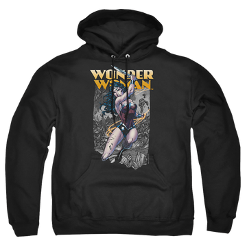 Justice League Wonder Slice Pullover Hoodie Pullover Hoodie Wonder Woman   