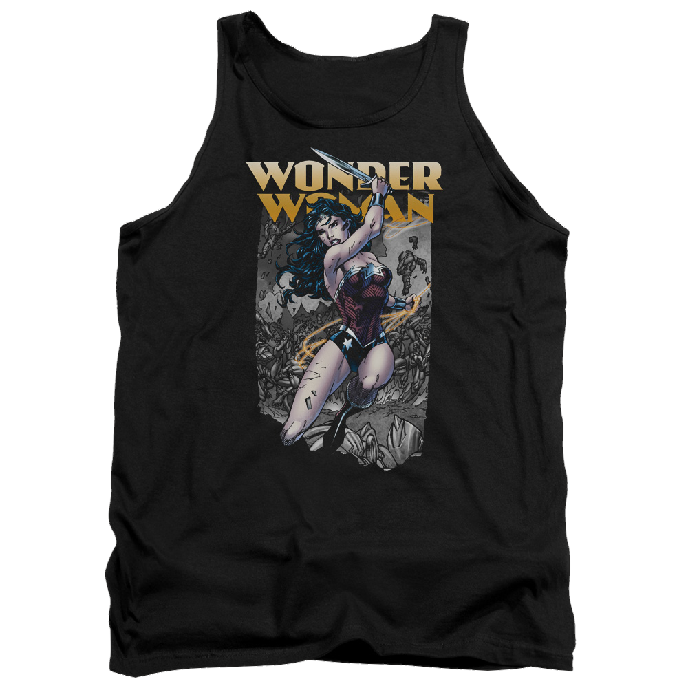 Justice League Wonder Slice Men's Tank Men's Tank Wonder Woman   