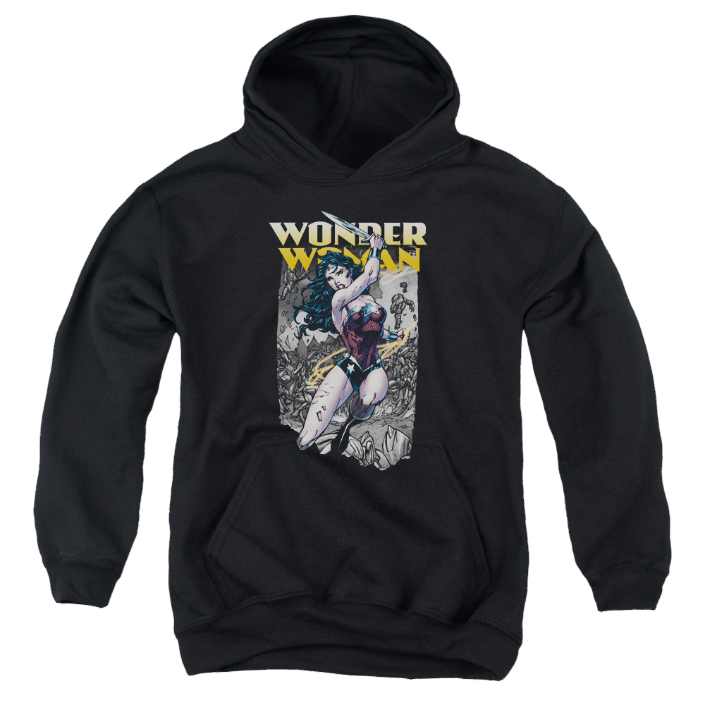 Wonder Woman Wonder Slice - Youth Hoodie Youth Hoodie (Ages 8-12) Wonder Woman   