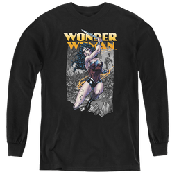 Wonder Woman Wonder Slice - Youth Long Sleeve T-Shirt Youth Long Sleeve T-Shirt Wonder Woman   