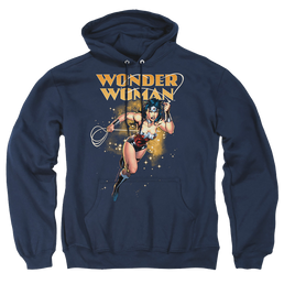 Justice League Star Lasso Pullover Hoodie Pullover Hoodie Wonder Woman   