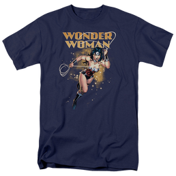 Justice League Star Lasso Men's Regular Fit T-Shirt Men's Regular Fit T-Shirt Wonder Woman   