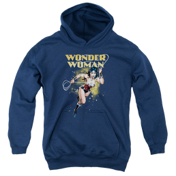 Wonder Woman Star Lasso - Youth Hoodie Youth Hoodie (Ages 8-12) Wonder Woman   