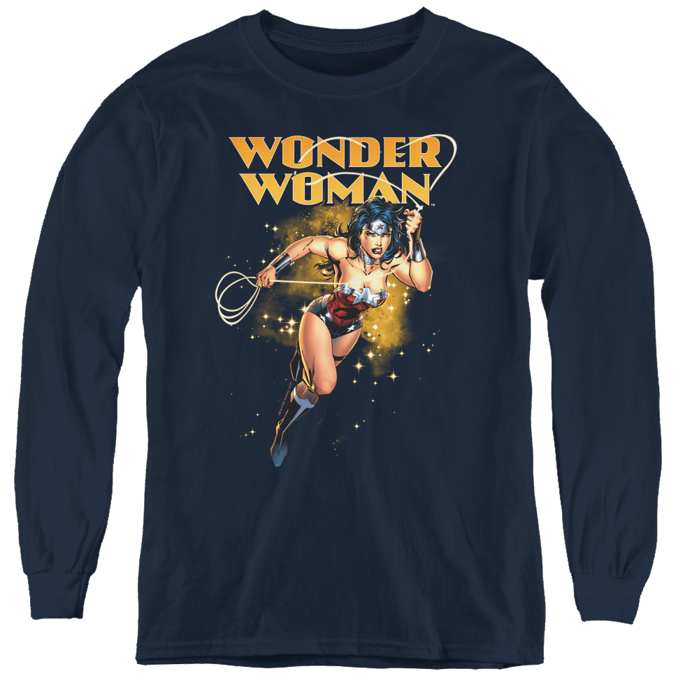 Wonder Woman Star Lasso - Youth Long Sleeve T-Shirt Youth Long Sleeve T-Shirt Wonder Woman   