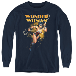 Wonder Woman Star Lasso - Youth Long Sleeve T-Shirt Youth Long Sleeve T-Shirt Wonder Woman   