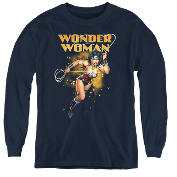 Wonder Woman Star Lasso - Youth Long Sleeve T-Shirt Youth Long Sleeve T-Shirt Wonder Woman   
