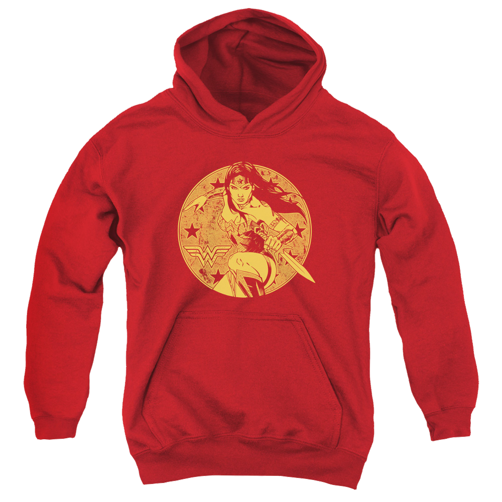 Wonder Woman Young Wonder - Youth Hoodie Youth Hoodie (Ages 8-12) Wonder Woman   
