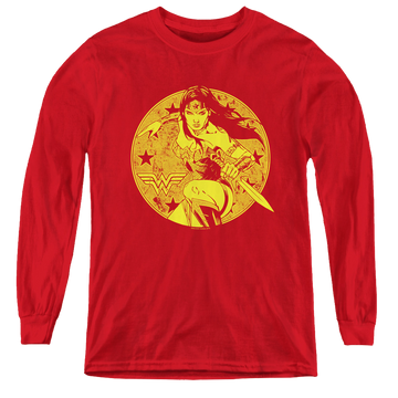 Wonder Woman Young Wonder - Youth Long Sleeve T-Shirt Youth Long Sleeve T-Shirt Wonder Woman   