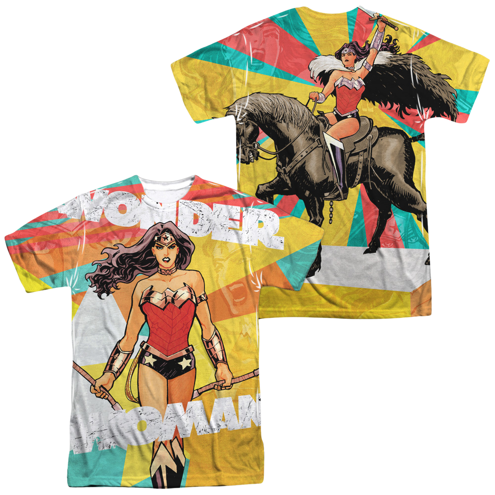 Justice League Hands Full Men's All Over Print T-Shirt Men's All-Over Print T-Shirt Wonder Woman   