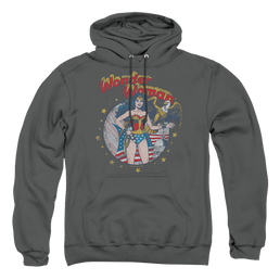 Justice League At Your Service Pullover Hoodie Pullover Hoodie Wonder Woman   