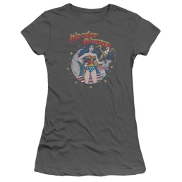 Justice League At Your Service Juniors T-Shirt Juniors T-Shirt Wonder Woman   