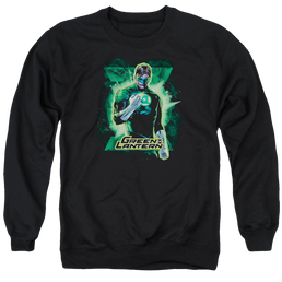 Green Lantern Gl Brooding - Men's Crewneck Sweatshirt Men's Crewneck Sweatshirt Green Lantern   