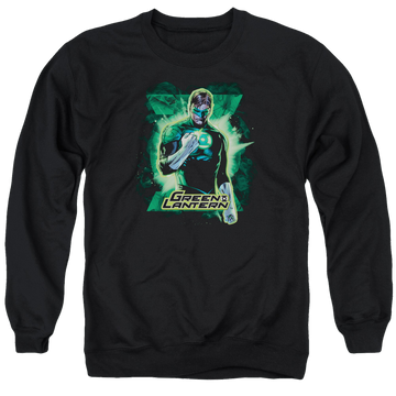 Green Lantern Gl Brooding - Men's Crewneck Sweatshirt Men's Crewneck Sweatshirt Green Lantern   