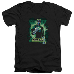 Green Lantern Gl Brooding - Men's V-Neck T-Shirt Men's V-Neck T-Shirt Green Lantern   