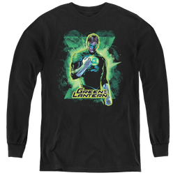 Green Lantern Gl Brooding - Youth Long Sleeve T-Shirt Youth Long Sleeve T-Shirt Green Lantern   