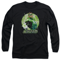 Green Lantern Green Static - Men's Long Sleeve T-Shirt Men's Long Sleeve T-Shirt Green Lantern   