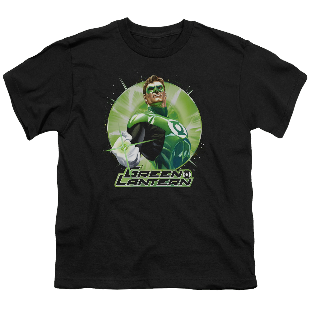 Green Lantern Green Static - Youth T-Shirt Youth T-Shirt (Ages 8-12) Green Lantern   