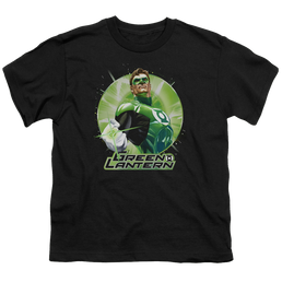 Green Lantern Green Static - Youth T-Shirt Youth T-Shirt (Ages 8-12) Green Lantern   