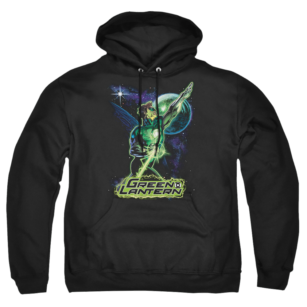 Green Lantern Hal Galaxy - Pullover Hoodie Pullover Hoodie Green Lantern   
