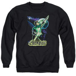 Green Lantern Hal Galaxy - Men's Crewneck Sweatshirt Men's Crewneck Sweatshirt Green Lantern   
