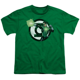 Green Lantern Blasting Logo - Youth T-Shirt Youth T-Shirt (Ages 8-12) Green Lantern   