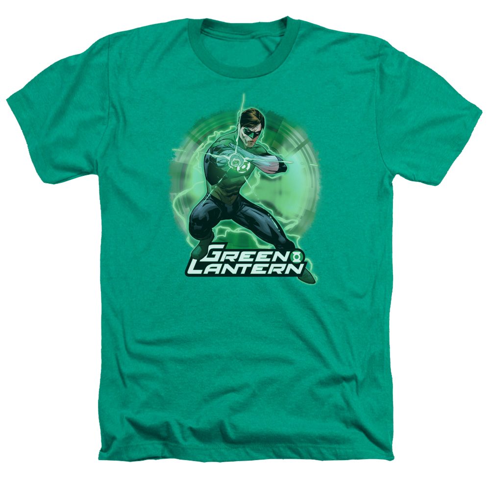 Green Lantern Spin - Men's Heather T-Shirt Men's Heather T-Shirt Green Lantern   
