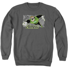 Green Lantern Space Cop - Men's Crewneck Sweatshirt Men's Crewneck Sweatshirt Green Lantern   