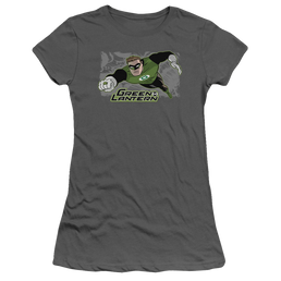 Green Lantern Space Cop - Juniors T-Shirt Juniors T-Shirt Green Lantern   