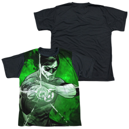 Green Lantern Charging - Youth Black Back T-Shirt Youth Black Back T-Shirt (Ages 8-12) Green Lantern   