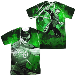 Justice League Charging Men's All Over Print T-Shirt Men's All-Over Print T-Shirt Green Lantern   