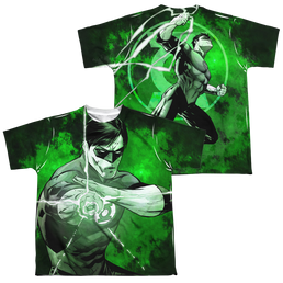 Green Lantern Charging (Front/Back Print) - Youth All-Over Print T-Shirt Youth All-Over Print T-Shirt (Ages 8-12) Green Lantern   
