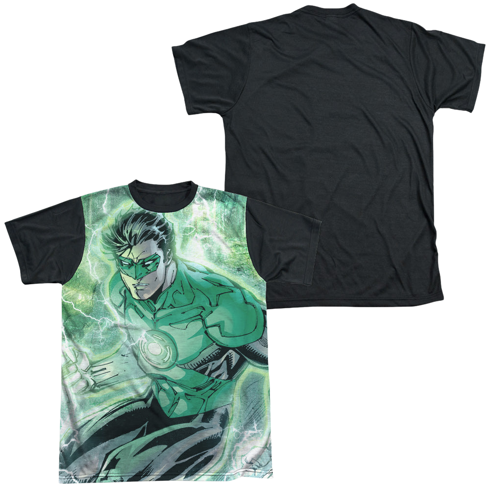 Green Lantern Green Lightning - Men's Black Back T-Shirt Men's Black Back T-Shirt Green Lantern   