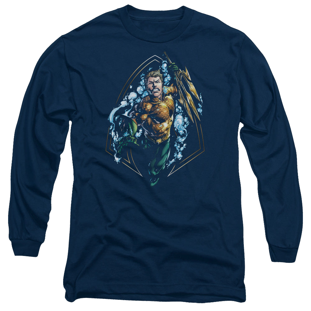 Aquaman Thrashing - Men's Long Sleeve T-Shirt Men's Long Sleeve T-Shirt Aquaman   