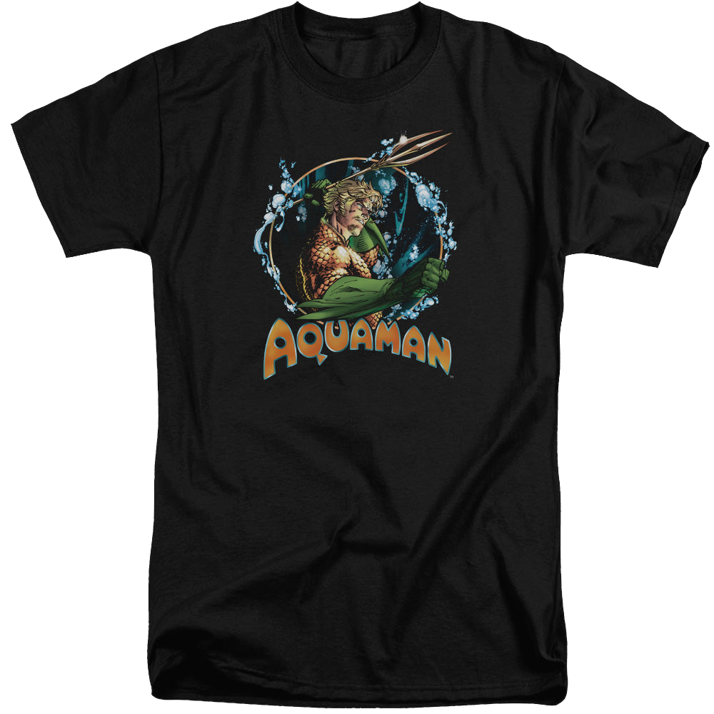 Aquaman Ruler Of The Seas - Men's Tall Fit T-Shirt Men's Tall Fit T-Shirt Aquaman   