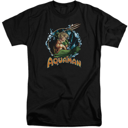 Aquaman Ruler Of The Seas - Men's Tall Fit T-Shirt Men's Tall Fit T-Shirt Aquaman   
