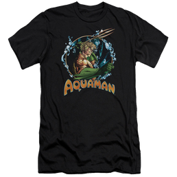 Aquaman Ruler Of The Seas - Men's Premium Slim Fit T-Shirt Men's Premium Slim Fit T-Shirt Aquaman   